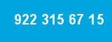 922 315 67 15